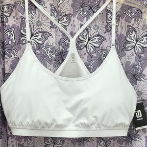 White 4XL Racerback Bra